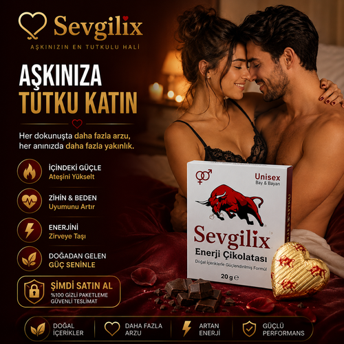 Sevgilix Afrodizyak Etkili Enerji Çikolatası